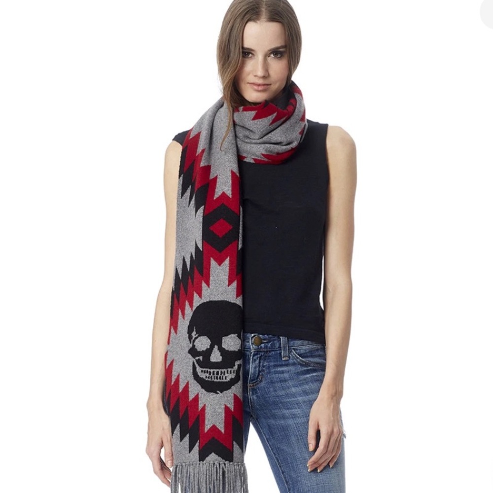 Skull Cashmere Clove Skull Scarf
